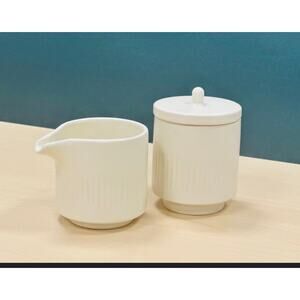 Citrine Everyday Collection Creamer and Sugar Jar Set NIB